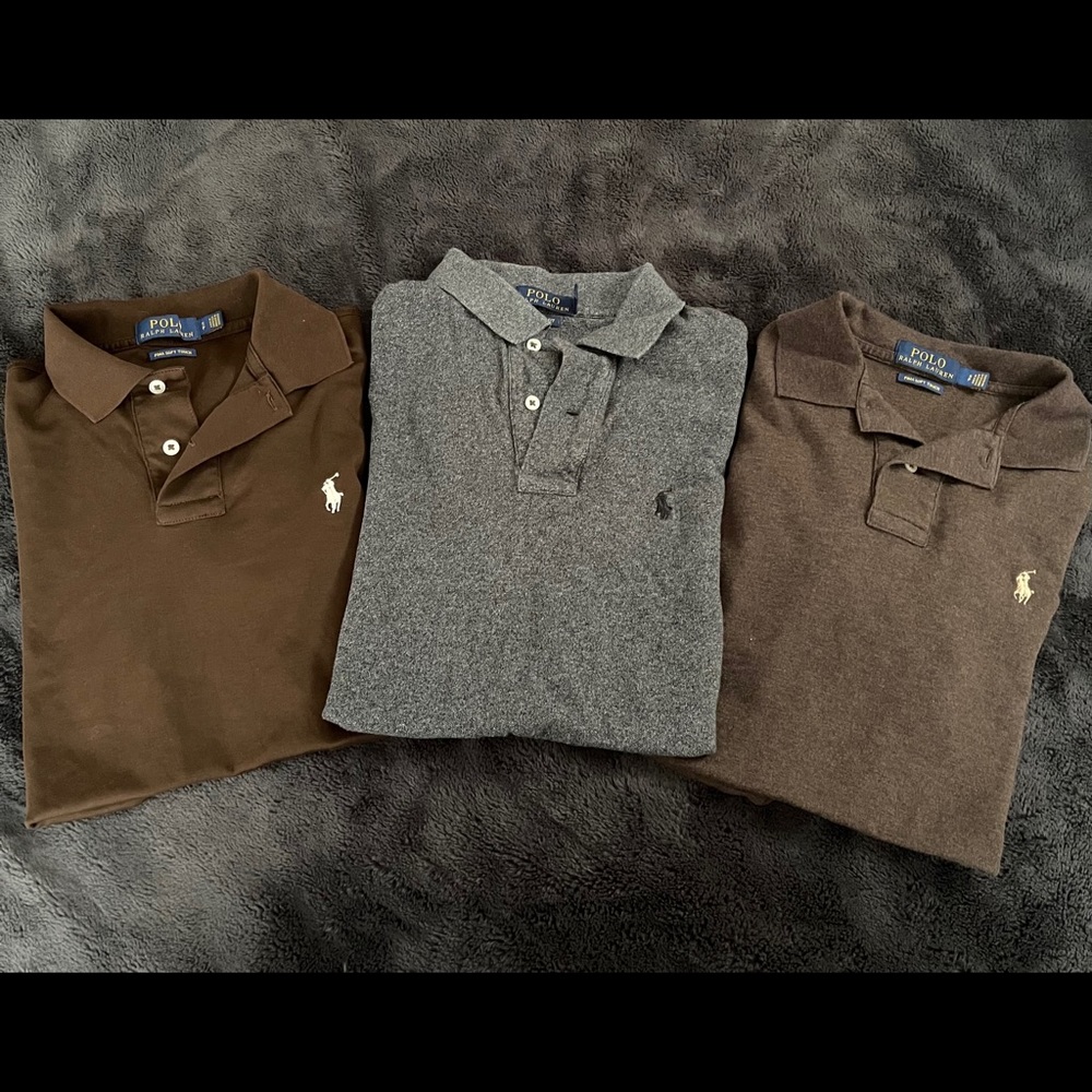 SOLD!!! ❌❌❌❌MEN’S POLO SHORT SLEEVE SHIRTS BUNDLE